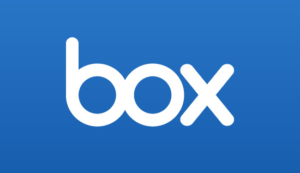 Box storage system logo
