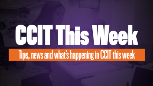 CCIT This Week: Tips, news, and what's happening this week in CCIT