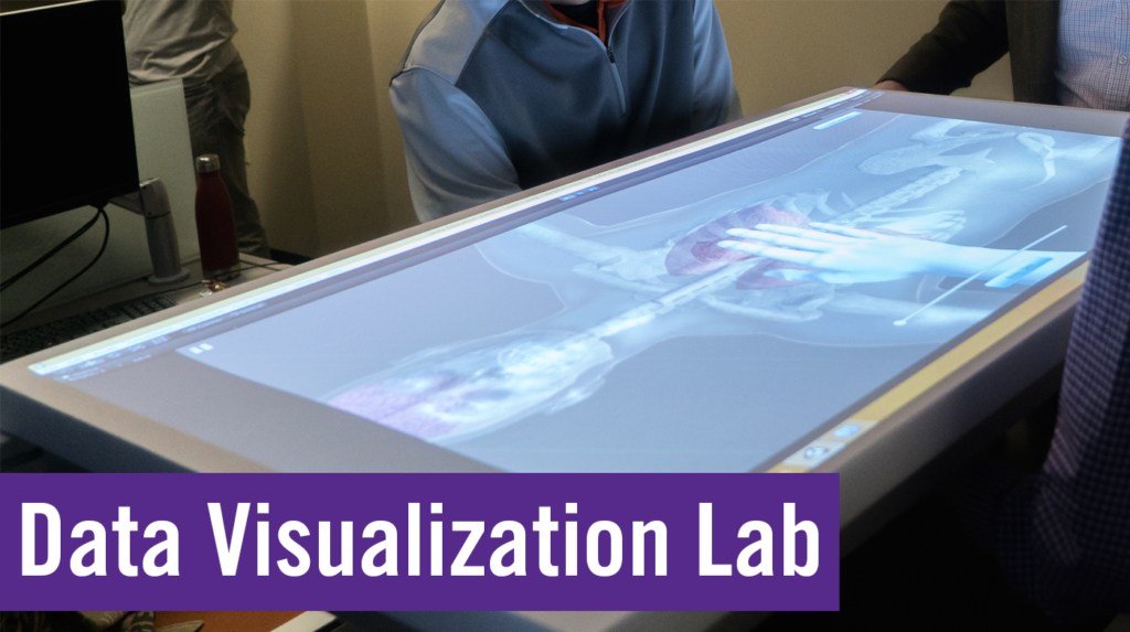 A photo of the Data Visualization Lab